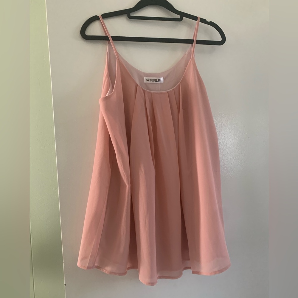 Blush Pink Blouse by Doublju Size Large
